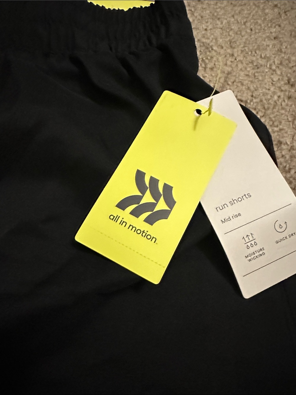 all in motion Black Running Shorts - Picture 2 of 5